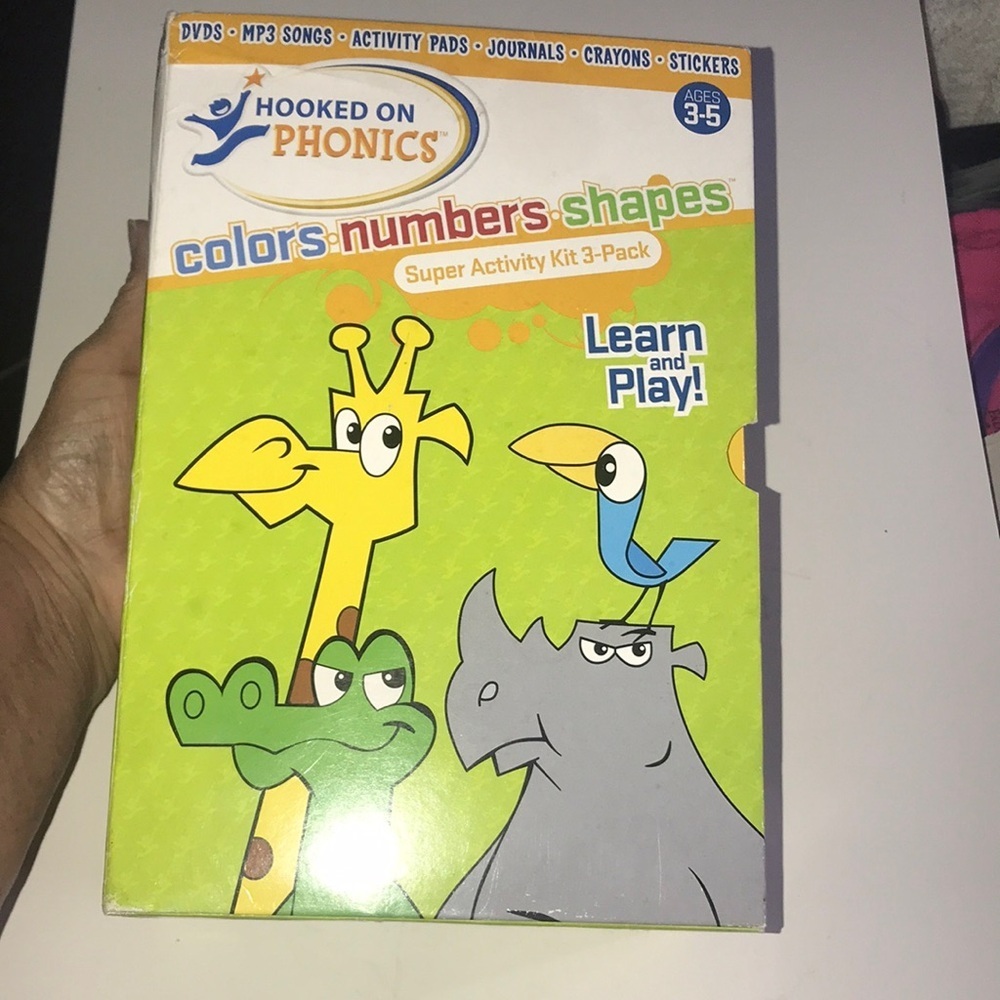 NIB Set/3 Colors, Shapes, & Numbers Activity Set